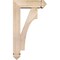 Ekena Millwork Westlake Arts and Crafts Smooth Bracket w/ Offset Brace, Douglas Fir, 5 1/2"W x 16"D x 28"H BKT0604X16X28WTL03SDF - alternate 4